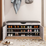 13,65 "W banc d'entrée industriel banc de siège rectangle avec rembourrage