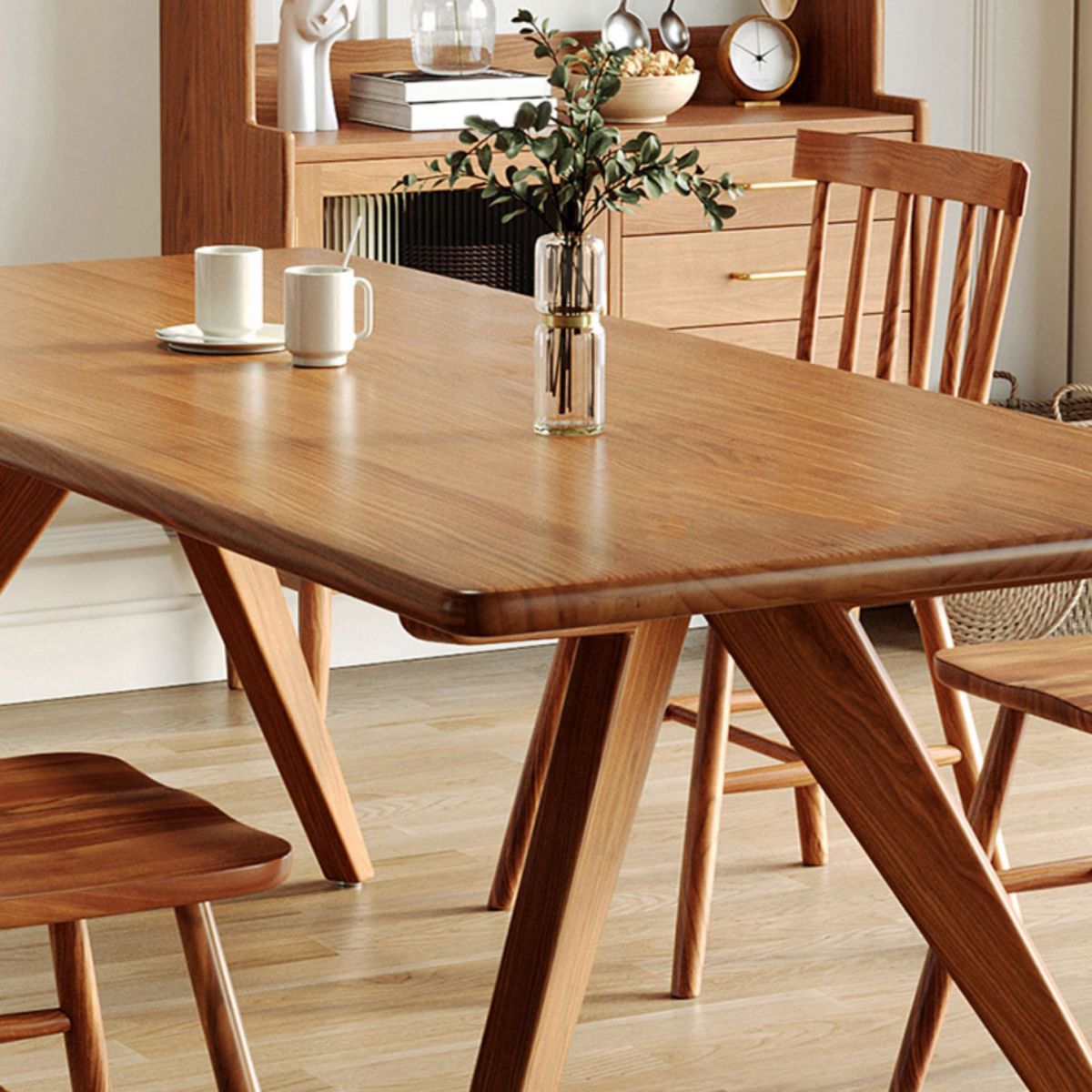 Modern Pine Wood Table for Restaurant Rectangle Dining Table in Nature with 4 Legs Clearhalo 'Dining Tables & Seating' 'Dining Tables' 'dining_table' 'furn' 'furn_dining_table' 'Furniture' 'furniture_dining_table' 'Kitchen & Dining Furniture' 'kitchen' 'kitchen_dining_table' 1200x1200_8dd2719f-b8d1-4ed7-83dc-3f3f83bd4c67