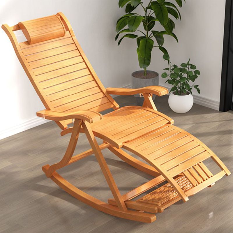 Solid Wood Rocking Chair Bamboo with Padded Seat Rocker Chair Ergonomic Clearhalo 'Chairs & Seating' 'furn' 'furn_rocking_chairs' 'Furniture' 'Living Room Furniture' 'Rocking Chairs' 'rocking_chairs' 1200x1200_8dd2fb67-5127-4cca-bb6b-f4928cba0b95