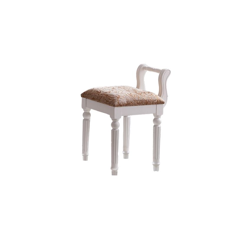 29,9 "hoher 2-DRAWER-Vanity Make-up-Tisch Set Victorian Wood Dresser in Weiß