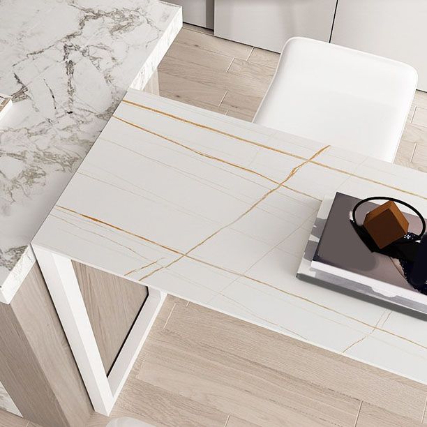 Modern Stone Bar Table Set 1/3/5 Pieces Counter Table with Backless Stools Clearhalo 'Bar Furniture' 'furn' 'furn_home_bar_bar_sets' 'Furniture' 'Home Bars & Bar Sets' 'home_bar_bar_sets' 'Kitchen & Dining Furniture' 1200x1200_8dd458a2-cea0-434f-8b30-e0545aeaa24e