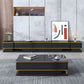 Glam Glass Stand Console Enclosed Storage Media Console with Drawers Clearhalo 'furn' 'furn_tv_stands_entertainment_centers' 'Furniture' 'Living Room Furniture' 'TV Stands & Entertainment Centers' 'TV Stands & Media Storage Furniture' 'tv_stands_entertainment_centers' 1200x1200_8dd56984-3841-46bc-9b4e-7f7946b6221a