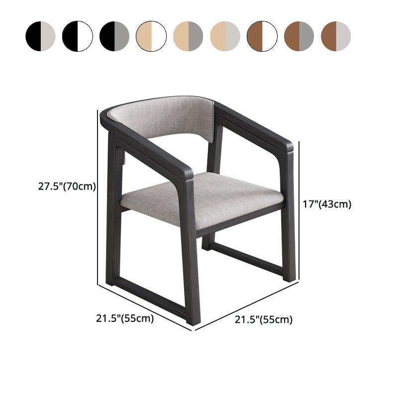 Traditional Style Chair Dining Kitchen Arm Chair with Wooden Legs Clearhalo 'Dining Chairs' 'Dining Tables & Seating' 'dining_chair' 'Furniture' 'furniture_dining_chair' 'Kitchen & Dining Furniture' 1200x1200_8dd656d6-a7ac-4b10-8f7b-7481a3815e0c