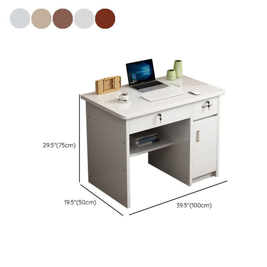 29 "H rechthoekige schrijfbureau met bureau bureau voor laden