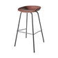 Industrial Iron Distressed Quilted Barstool Indoor Tall Stool with Leather Seat Clearhalo 'Bar Furniture' 'Bar Stools' 'bar_stools' 'furn' 'furn_bar_stools' 'furniture_bar_stools' 'Kitchen & Dining Furniture' 'kitchen&dining_furn' 'kitchen' 'kitchen_furn' Furniture' 1200x1200_8dd6cc8b-d96e-401a-8dc1-a09c68a35b47