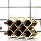 Glam Tabletop Wine Rack Metal Wine Bottle Rack for Living Room