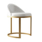 Glam Metal Dining Room Chair Upholstered Armless Dining Chairs for Home Use Clearhalo 'Dining Chairs' 'Dining Tables & Seating' 'dining_chair' 'furn' 'furn_dining_chair' 'Furniture' 'Kitchen & Dining Furniture' 1200x1200_8dd7a1e9-ab0b-452b-8c58-5f50333107f5