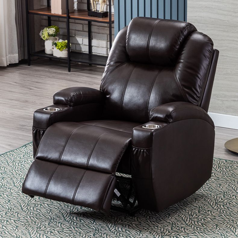 Recliner contemporanea per la casa con porta e braccia