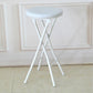 Modern Counter Chair Foldable Bistro Round Shape Cushion Chair with Metal 4 Legs Clearhalo 'Bar Furniture' 'Bar Stools' 'bar_stools' 'furn' 'furn_bar_stools' 'Furniture' 'Kitchen & Dining Furniture' 1200x1200_8de57258-ef66-446e-997a-3705c574a999