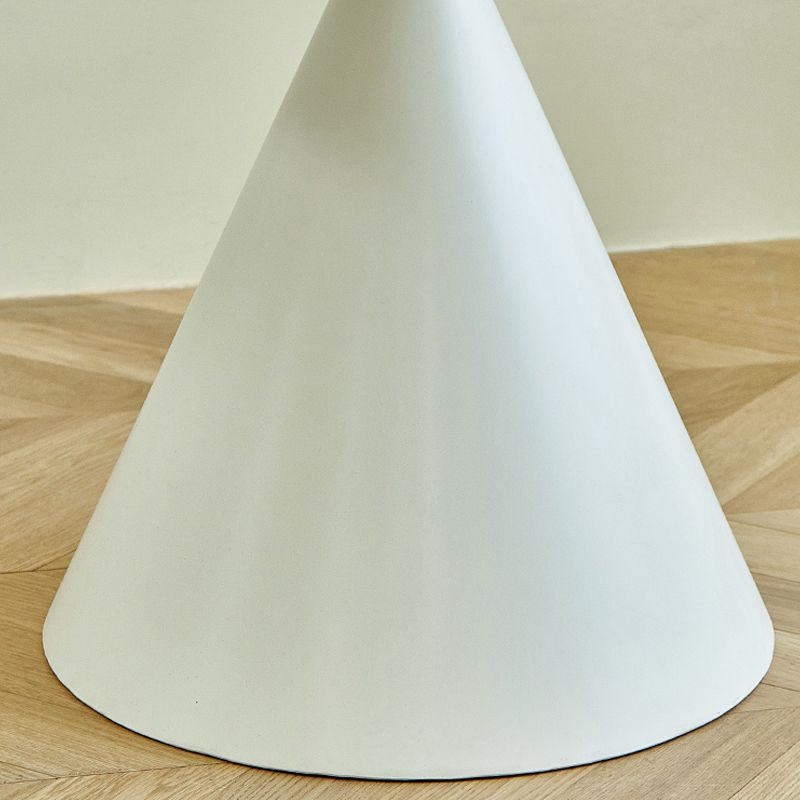 Modernistic Frosted Pedestal End Table Round Wood Side End Table Clearhalo 'Coffee & Accent Tables' 'End & Side Tables' 'end_side_tables' 'furn' 'furn_end_side_tables' 'Furniture' 'Living Room Furniture' 1200x1200_8de5ea68-a6f7-428e-99df-f174a4ece2e7