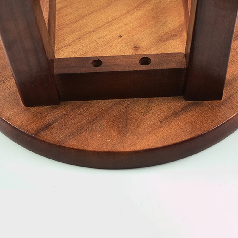 Industrial Wood Simple Retro Barstool Indoor Tall Stool with Round Seat Clearhalo 'Bar Furniture' 'Bar Stools' 'bar_stools' 'furn' 'furn_bar_stools' 'furniture_bar_stools' 'Kitchen & Dining Furniture' 'kitchen&dining_furn' 'kitchen' 'kitchen_furn' Furniture' 1200x1200_8de89edd-fee6-4225-983d-9c2dab24d032