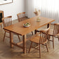 Contemporary Rectangle Shape Standard Dining Table Solid Wood Kitchen Dining Table with Trestle Base Clearhalo ' dining_table' 'Dining Tables & Seating' 'Dining Tables' 'furn' 'furn_dining_table' 'Furniture' 'furniture_dining_table' 'Kitchen & Dining Furniture' 'kitchen&dining_furn' 'kitchen' 'kitchen_dining_table' 1200x1200_8de9060e-db4a-42c1-b84c-e9971d99c530