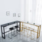 Glam Living Room Counter Set 1/2/3/4/7 Pieces Rectangle Trestle Bar Pub Table Set Clearhalo 'Bar Furniture' 'furn' 'furn_home_bar_bar_sets' 'Furniture' 'Home Bars & Bar Sets' 'home_bar_bar_sets' 'Kitchen & Dining Furniture' 1200x1200_8de9147a-e961-42c2-ae75-5370ee0ef2e2