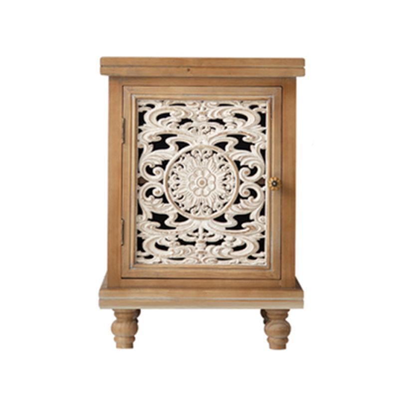 Zeitgenössischer Seitenbrettkiefern -Sideboardtisch mit Türen für Esszimmer