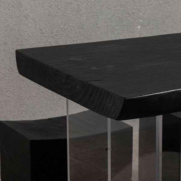 Modern Black in Solid Wood Counter Table Specialty Dining Table for Kitchen Clearhalo 'Dining Tables & Seating' 'Dining Tables' 'dining_table' 'furn' 'furn_dining_table' 'Furniture' 'Kitchen & Dining Furniture' 1200x1200_8ded82a2-c6f1-45c6-b40c-205ae11555d7