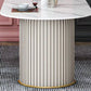 Oval Sintered Stone Dining Table Traditional Luxury Double Pedestal Table Clearhalo 'Dining Tables & Seating' 'Dining Tables' 'dining_table' 'furn' 'furn_dining_table' 'Furniture' 'furniture_dining_table' 'Kitchen & Dining Furniture' 'kitchen' 'kitchen_dining_table' 1200x1200_8def46de-8bb7-448a-a917-7b220179efa1
