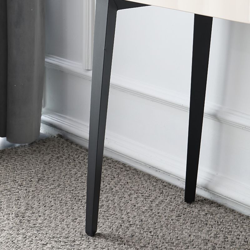 Set di vanità contemporanei 2 cassetti di stoccaggio con sgabelli imbottiti 29,5 "di altezza