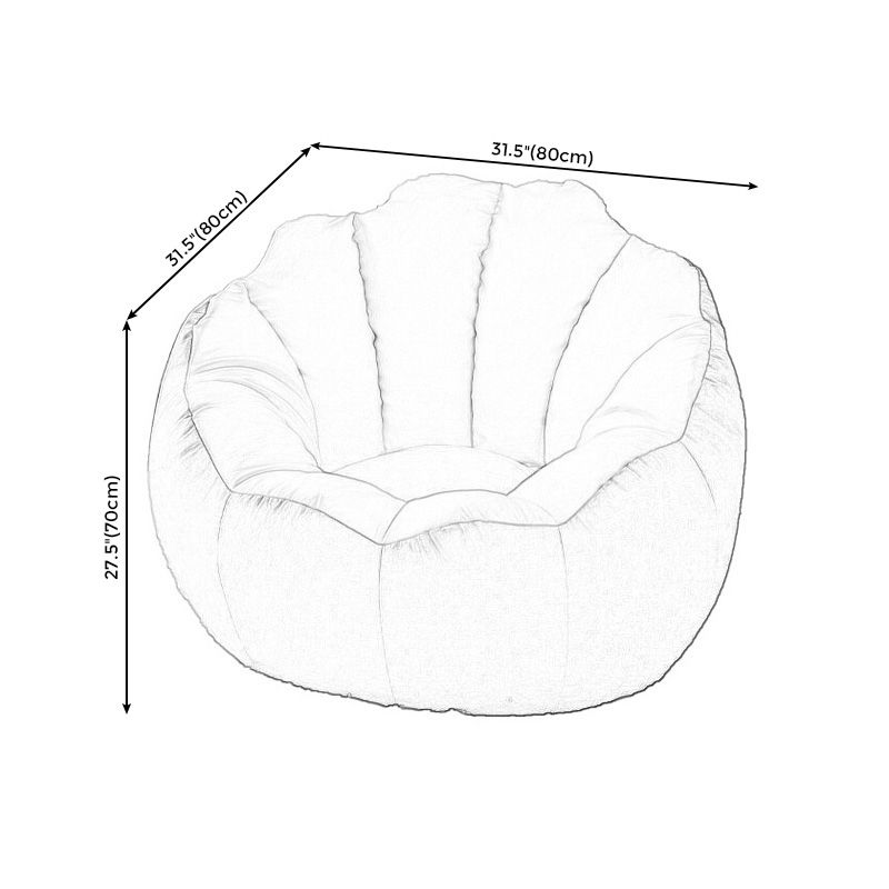 31.49 "l x 31.49" W x 27.55 "Hinen Accent sedia lavabile Papasan sedia