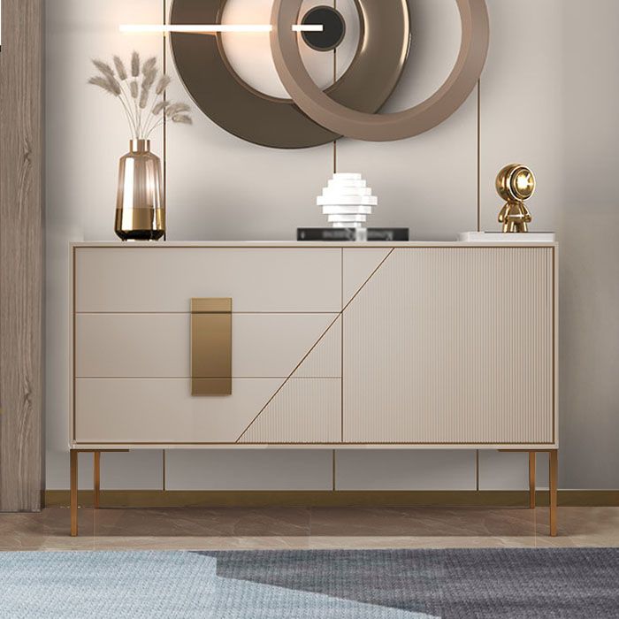 3-Drawer Oak Wood Sideboard Glam Cabinets Credenza for Living Room Clearhalo 'buffet_sideboard' 'Buffets & Sideboards' 'furn' 'furn_buffet_sideboard' 'Furniture' 'furniture_buffet_sideboard' 'Kitchen & Dining Furniture' 1200x1200_8df218c9-3074-474d-9014-d0c4e38e9a3e