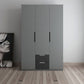 Contemporary Style Wardrobe Armoire Wood Armoire with Door for Bedroom