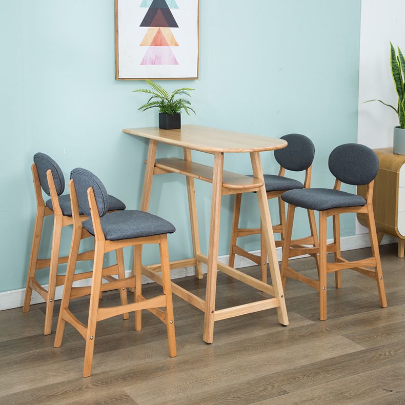 Nordic Wood Low Back Barstool 30" H Indoor Tall Stool with Upholstered for Dining Room Clearhalo 'Bar Furniture' 'Bar Stools' 'bar_stools' 'furn' 'furn_bar_stools' 'furniture_bar_stools' 'Kitchen & Dining Furniture' 'kitchen&dining_furn' 'kitchen' 'kitchen_furn' Furniture' 1200x1200_8df5635f-315e-4e15-8e27-4610283bf4d0