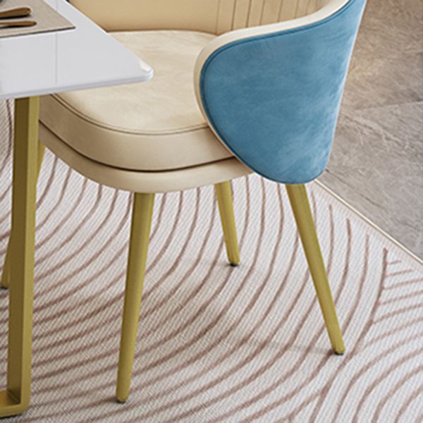 Moderne Rechteckstein -Esstisch 1/5 Stück Essset für Esszimmer