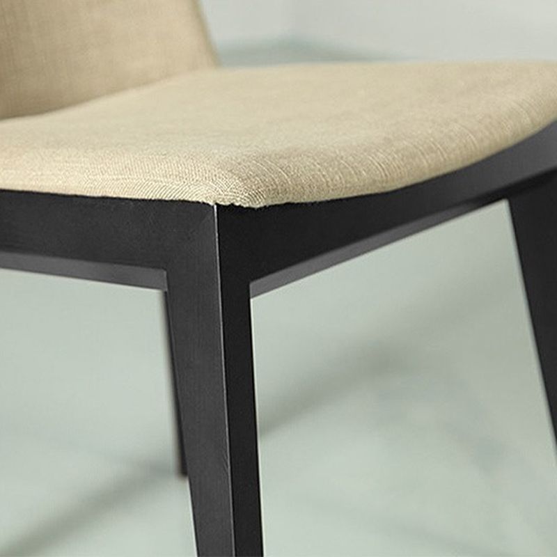 Solid Wood Armless Dining Chairs Upholstered Dining Accent Chair Clearhalo 'Dining Chairs' 'Dining Tables & Seating' 'dining_chair' 'furn' 'furn_dining_chair' 'Furniture' 'Kitchen & Dining Furniture' 1200x1200_8df64c56-566c-45d7-ae6f-af00fd232436