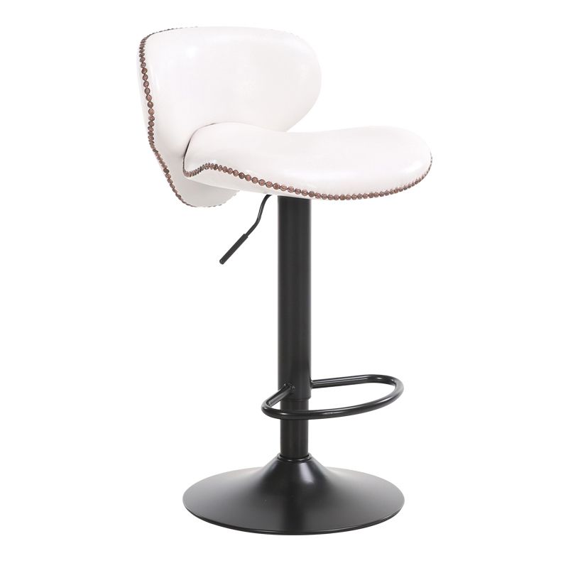 Industrial Style Bar-stool Adjustable Height Metal Leg for Restaurant Bar Clearhalo 'Bar Furniture' 'Bar Stools' 'bar_stools' 'furn' 'furn_bar_stools' 'furniture_bar_stools' 'Kitchen & Dining Furniture' 'kitchen&dining_furn' 'kitchen' 'kitchen_furn' Furniture' 1200x1200_8df6e60e-9f30-40a5-94a9-f81a3ba6fd64