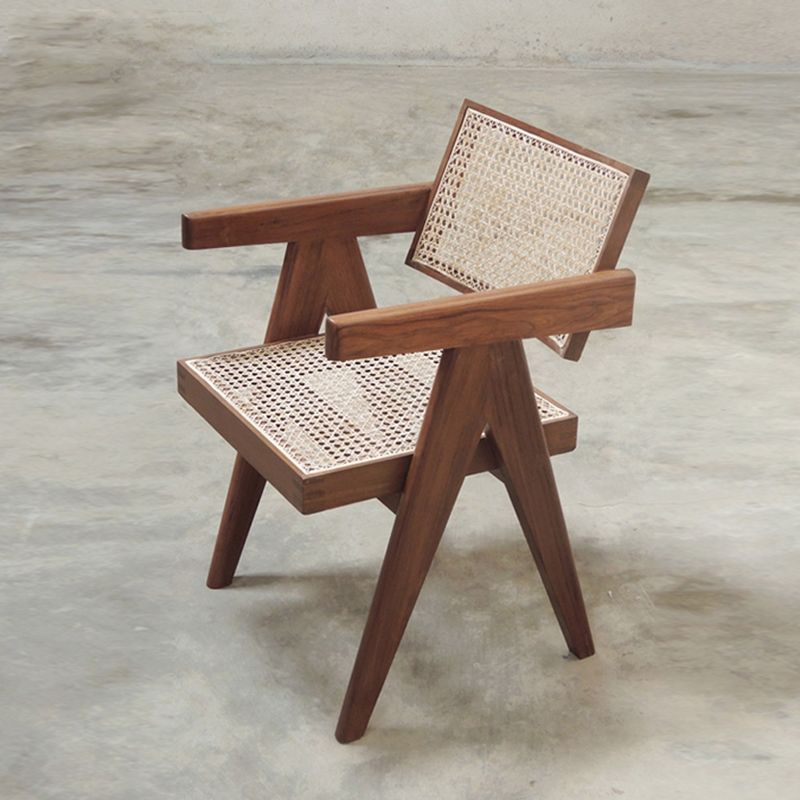 Contemporary Style Wooden Dining Chair Open Back Single Dining Side Chair for Kitchen Clearhalo ' kitchen&dining_furn' 'Dining Chairs' 'Dining Tables & Seating' 'dining_chair' 'furn' 'furn_dining_chair' 'Furniture' 'furniture_dining_chair' 'Kitchen & Dining Furniture' 'kitchen' 1200x1200_8df7562a-332b-4b1a-a636-4c9d627f46fb