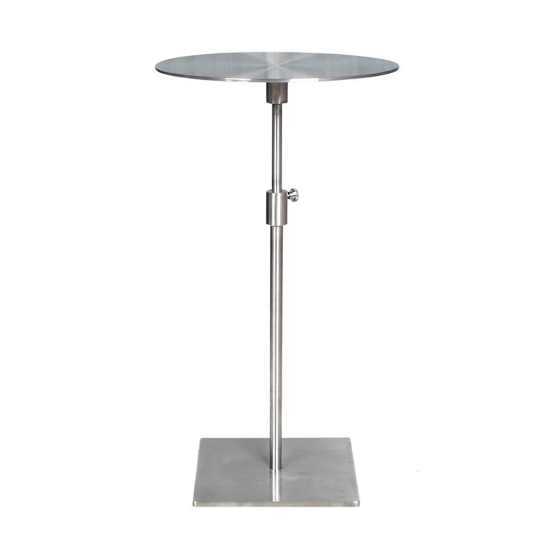 Glam Gold/Chrome Sofa Side Table Stainless Steel Pedestal End Table