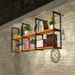 Industrial Wooden Storage Bookshelf Wall Mounted Bookcase with Rectangle Shelves Clearhalo 'Bookcases' 'furn' 'furn_bookcases' 'Furniture' 'Office Furniture' 1200x1200_8df8a35a-f147-4643-8834-24542871707f