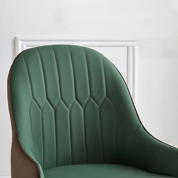 Contemporary Metal Dining Room Chairs Upholstered Dining Armchairs for Home Use Clearhalo ' kitchen&dining_furn' 'Dining Chairs' 'Dining Tables & Seating' 'dining_chair' 'furn' 'furn_dining_chair' 'Furniture' 'furniture_dining_chair' 'Kitchen & Dining Furniture' 'kitchen' 1200x1200_8df971f5-7b32-4e68-a3a7-c0d80343a56c