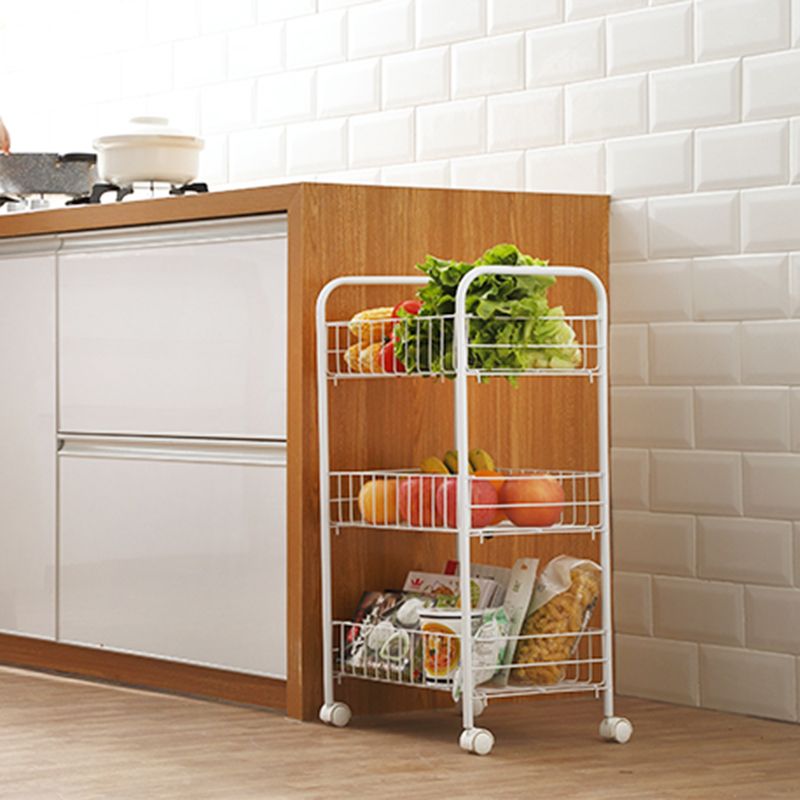 Black and White Industrial Bookshelf Etagere Bookshelf with Caster Wheels Clearhalo 'Bookcases' 'furn' 'furn_bookcases' 'Furniture' 'furniture_bookcases' 'kitchen' 'kitchen_bookcases' 'Living Room Furniture' 'Office Furniture' 1200x1200_8dfc8b0d-fbec-48bb-950e-b6a0c4804412