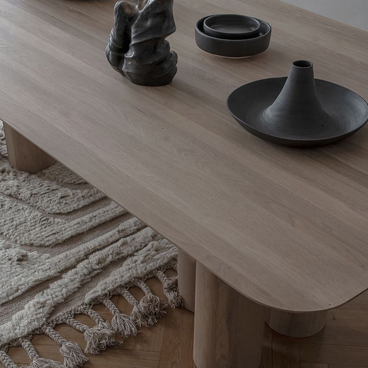 Rectangle Simplicity Dining Table Solid Wood Fixed Table for Kitchen Clearhalo ' dining_table' 'Dining Tables & Seating' 'Dining Tables' 'furn' 'furn_dining_table' 'Furniture' 'furniture_dining_table' 'Kitchen & Dining Furniture' 'kitchen&dining_furn' 'kitchen' 'kitchen_dining_table' 1200x1200_8dfe5b56-8dd0-4d09-8d66-fdb5586895a7