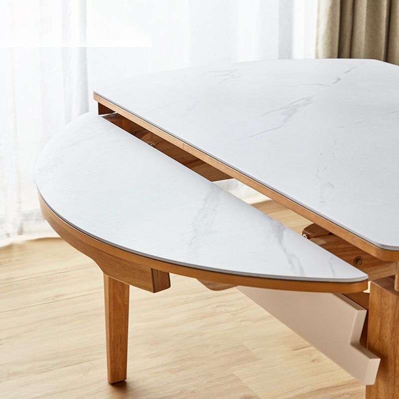 Hedendaagse rechthoekige en rond gemakkelijke vouwtafel met 4 voet