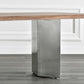 Metal Industrial Rectangle Dining Table Wood Top Table for Kitchen and Dining Room Clearhalo ' dining_table' 'Dining Tables & Seating' 'Dining Tables' 'furn' 'furn_dining_table' 'Furniture' 'furniture_dining_table' 'Kitchen & Dining Furniture' 'kitchen&dining_furn' 'kitchen' 'kitchen_dining_table' 1200x1200_8e0389e5-d65b-4aff-bcd9-ef5f4571f423