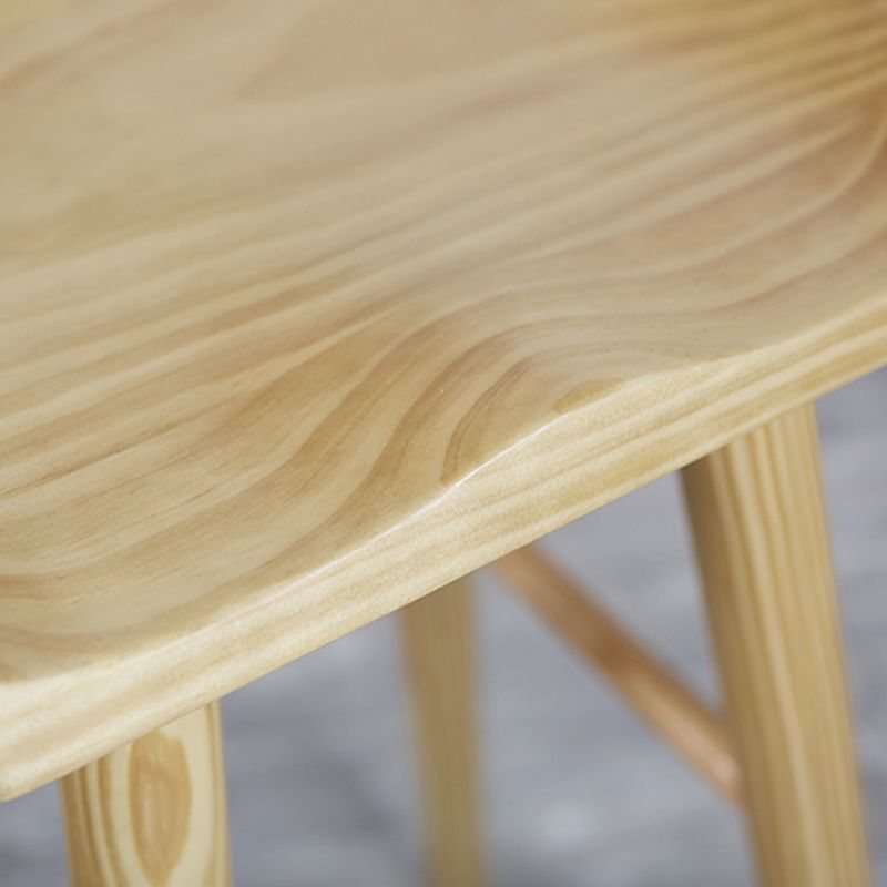 Modern Style Bar-stool Wooden Legs Barstool with Footrest for Restaurant Clearhalo 'Bar Furniture' 'Bar Stools' 'bar_stools' 'furn' 'furn_bar_stools' 'furniture_bar_stools' 'Kitchen & Dining Furniture' 'kitchen&dining_furn' 'kitchen' 'kitchen_furn' Furniture' 1200x1200_8e042eb5-6e4a-44a6-afce-740538df48e6