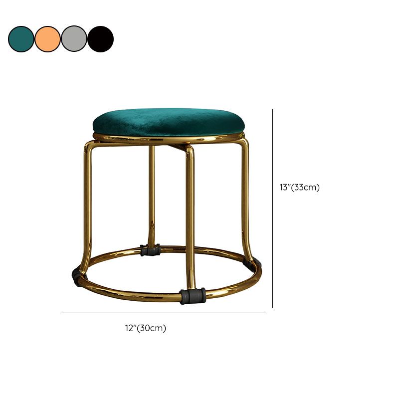 Fabric Standard Stool Modern Style Simple Household Round Stool Clearhalo 'furn' 'furn_ottomans_poufs' 'Furniture' 'Living Room Furniture' 'Ottomans & Poufs' 'ottomans_poufs' 1200x1200_8e05a950-a843-4a1d-8ec2-d78596ea89e8