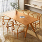 Modern 1/4/5 Pieces Dining Set Pine Wood Dining Table for Dining Room