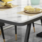 Modern 1/2/5/7 Pieces Dining Set White Stone Top Dining Furniture Clearhalo 'Dining Room Sets' 'Dining Tables & Seating' 'dining_room_set' 'furn' 'furn_dining_room_set' 'Furniture' 'Kitchen & Dining Furniture' 1200x1200_8e0a7faa-289d-465a-a59d-60cee2429da2