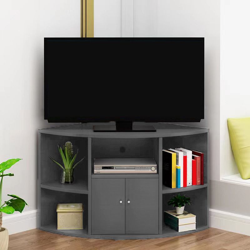 Modern Wood TV Console Corner Unit TV Media Stand for Living Room Clearhalo 'furn' 'furn_tv_stands_entertainment_centers' 'Furniture' 'Living Room Furniture' 'TV Stands & Entertainment Centers' 'TV Stands & Media Storage Furniture' 'tv_stands_entertainment_centers' 1200x1200_8e0cd04d-73fb-4336-bf36-e7263b41ccc2