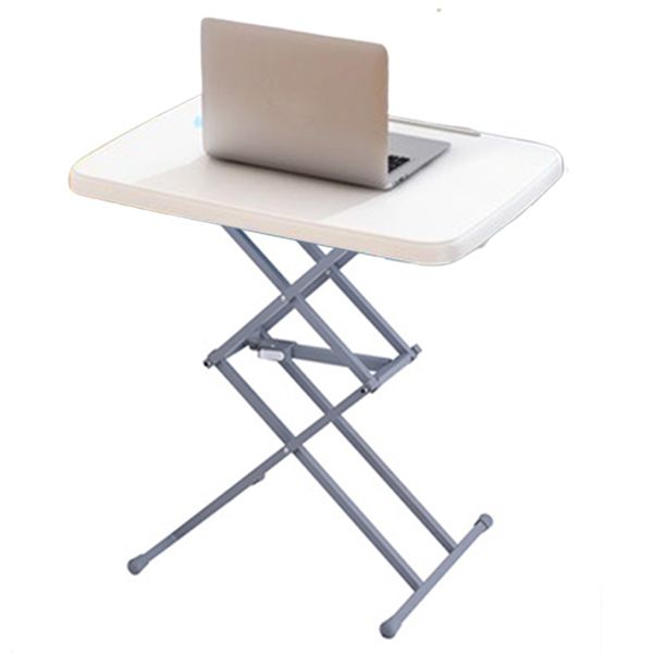 Rectangular Contemporary Standing Desk Converter Plastic Adjustable Folding Table Clearhalo 'furn' 'furn_office_desk' 'Furniture' 'Office Desks' 'Office Furniture' 'office_desk' 1200x1200_8e0cf308-191e-4aa8-99af-0db46173f089