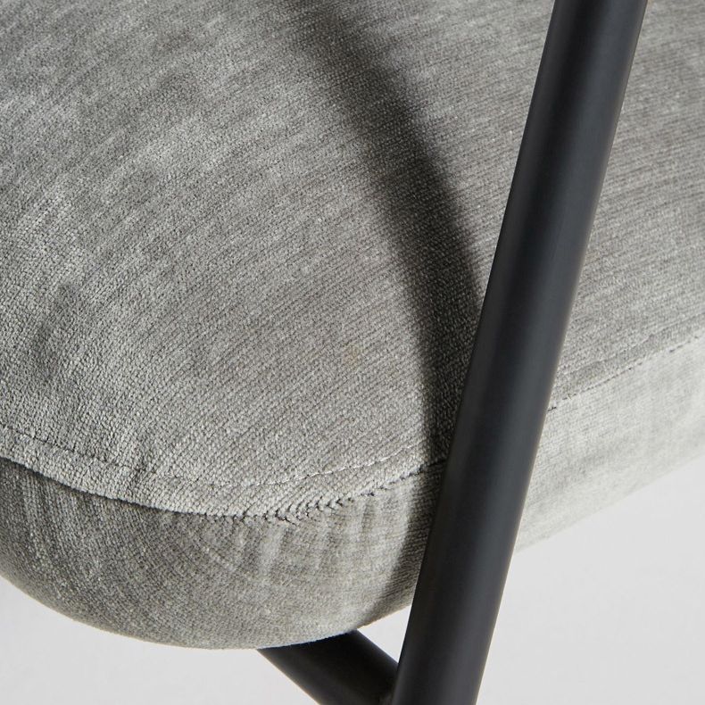 Open Back Arm Chair Industrial Style Metal Kitchen Dining Chair Clearhalo 'Dining Chairs' 'Dining Tables & Seating' 'dining_chair' 'furn' 'furn_dining_chair' 'Furniture' 'Kitchen & Dining Furniture' 1200x1200_8e0d5c6f-2452-42f5-91d8-ec6f96f4aeee