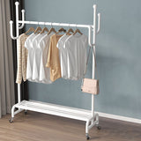 Armata in ferro aperto di ferro in metallo Armata in stile contemporaneo con canna da abbigliamento