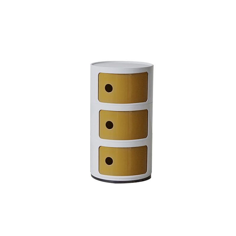 Dia 12.6-Inch Contemporary Plastic Bedside Cabinet 2/3/4-door Nightstand Clearhalo 'Bedroom Furniture' 'furn' 'furn_night_stand' 'Furniture' 'night_stand' 'Nightstands' 1200x1200_8e10e66b-1082-475f-ac6a-a24990e503c9