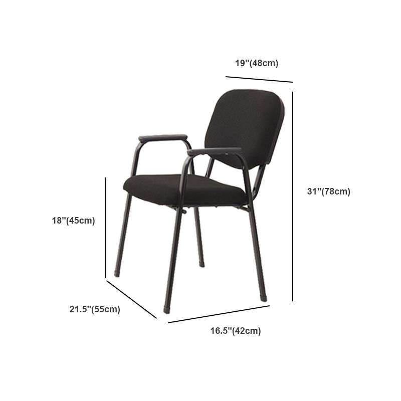 Contemporary Fabric Ergonomic Office Chair Mid-Back Conference Chair Clearhalo 'furn' 'furn_office_chair' 'Furniture' 'Office Chairs' 'Office Furniture' 'office_chair' 1200x1200_8e1300b6-0119-4a44-8399-77ddd87c2a3c