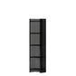 10"W Bookshelf Closed Back Acrylic Glam Style Bookcase for Office and Study Room Clearhalo 'Bookcases' 'furn' 'furn_bookcases' 'Furniture' 'furniture_bookcases' 'kitchen' 'kitchen_bookcases' 'Living Room Furniture' 'Office Furniture' 1200x1200_8e136953-e05d-4d55-b1b3-da85430e3394