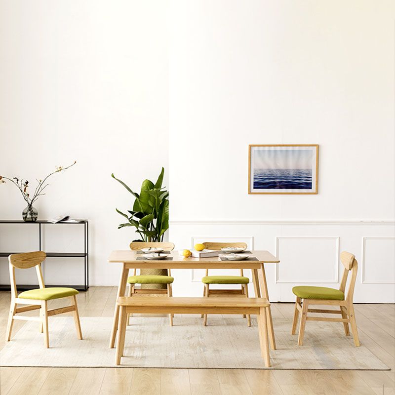 Modern Upholstered Home Side Chair Open Back Matte Finish Dining Chair Clearhalo ' kitchen&dining_furn' 'Dining Chairs' 'Dining Tables & Seating' 'dining_chair' 'Furniture' 'furniture_dining_chair' 'Kitchen & Dining Furniture' 'kitchen' 1200x1200_8e176154-b2af-4a7d-a408-46fbe893b70b