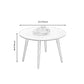 Round Wood Coffee Table Scandinavian 4 Legs Natural Cocktail Table Clearhalo 'Coffee & Accent Tables' 'Coffee Tables' 'coffee_tables' 'furn' 'furn_coffee_tables' 'Furniture' 'Living Room Furniture' 1200x1200_8e18a817-159c-4572-8d30-0e20cca7e284