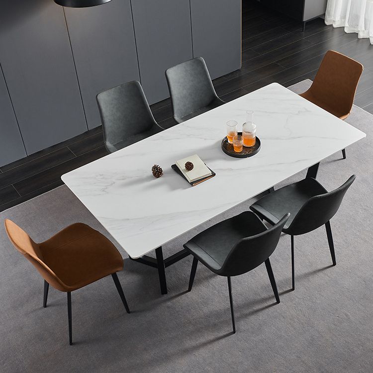 Ensemble de table rectangle de style contemporain 1/2/5/6/7 pièces de restauration Pièces pour usage domestique